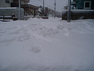 2006年12月8日積雪