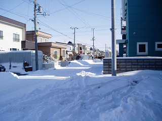 2007年1月15日外の様子