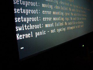 2008年10月2日Kernel panic