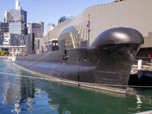 海洋博物館の潜水艦