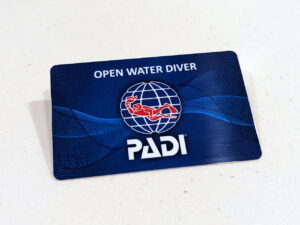 PADIオープン・ウォーター・ダイバーのCカード
