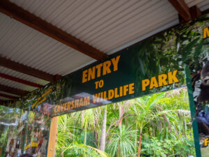 Caversham Wildlife Parkの入口