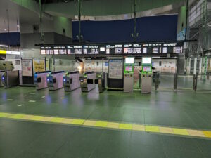 京都駅の改札