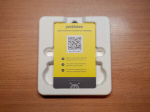 Pebblebee Clip Universalの説明カード